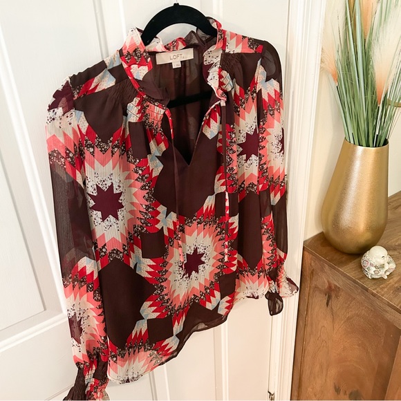 Loft Patchwork Blouse - Picture 4 of 7